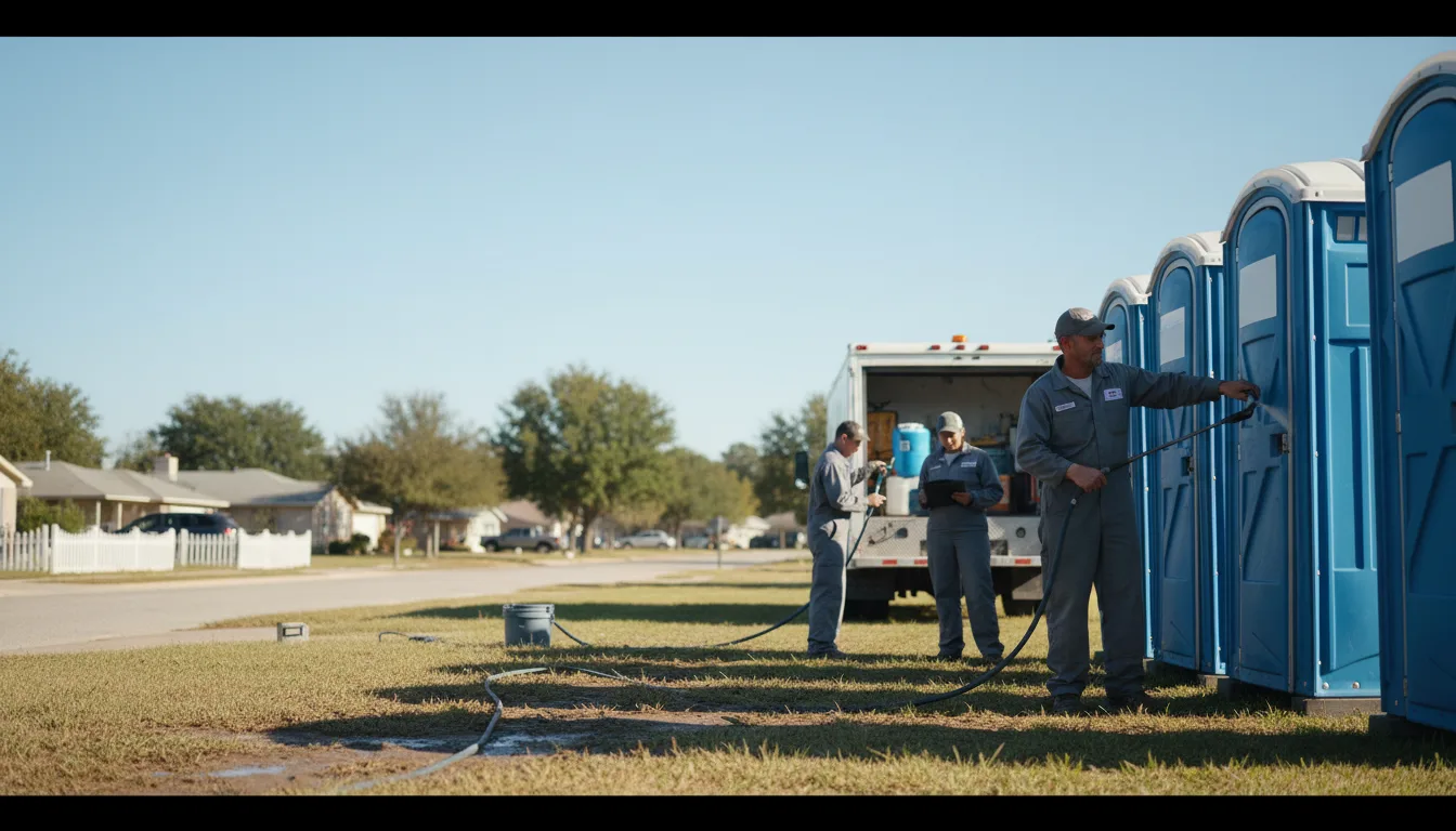 Long-Term Portable Toilet Rental in Dibble, OK near me